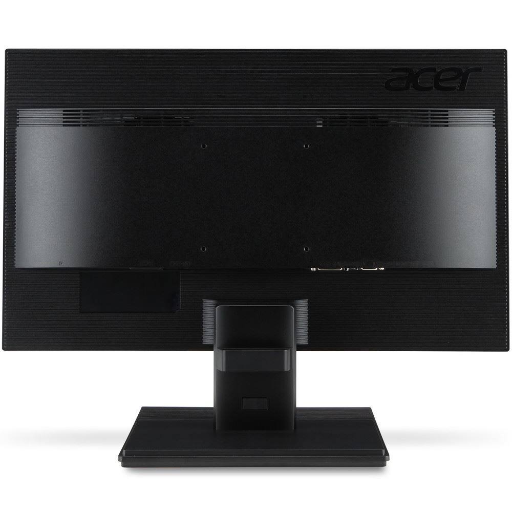 Back. Acer - V206HQL - 20" Monitor FullHD 1600x900 TN 16:9 60Hz 5ms 200Nit HDMI VGA V206HQL Abmix UM.IV6AA.A15 - Black.