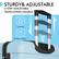 STURDY & ADJUSTABLE
3-STEP ADJUSTABLE TELESCOPING HANDLE
3 GRADES
DURABLE HANDLE