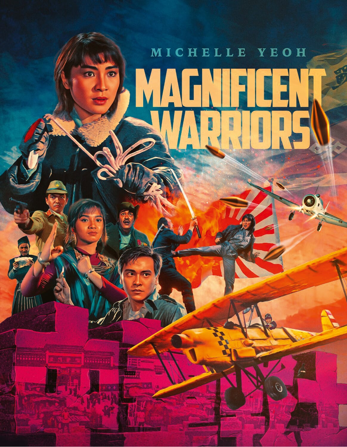 Front. Magnificent Warriors   - BLU-RAY.