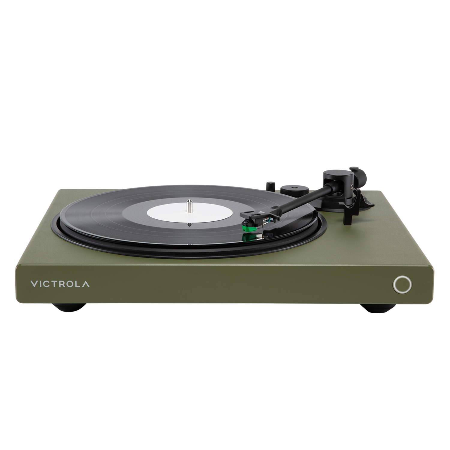 Alt View 4. Victrola - Victrola Wave Bluetooth Turntable with Auracast - Green.