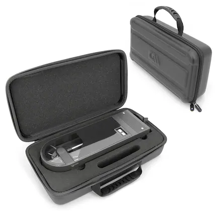 Front. CASEMATIX - Carry Case Fits Audio Technica Turntable AT-SB727 Sound Burger Record Player Portable Turntable.