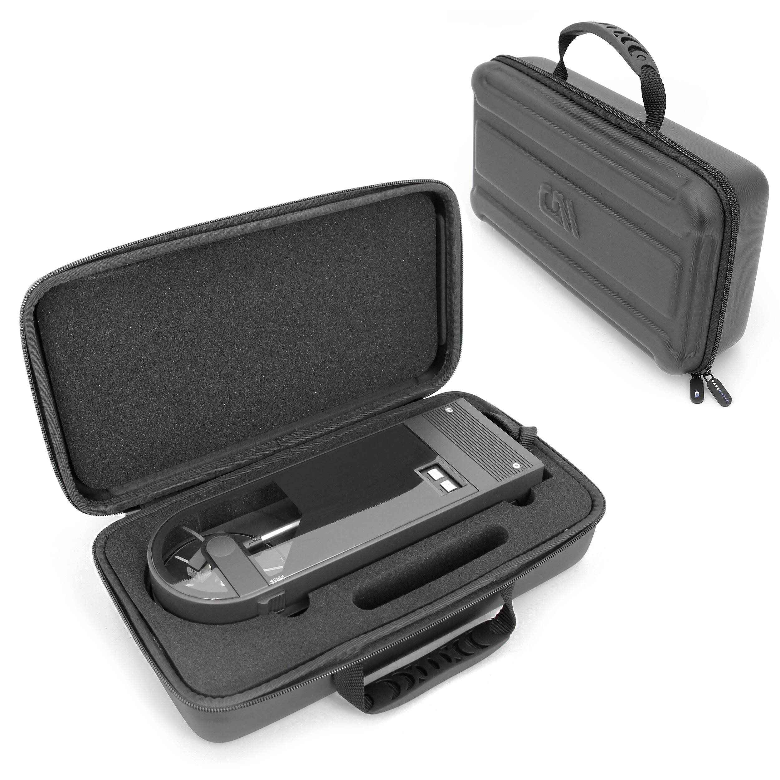 Front. CASEMATIX - Carry Case Fits Audio Technica Turntable AT-SB727 Sound Burger Record Player Portable Turntable.