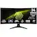 The text on the image is grouped and corrected as follows:
"UNIE 34 UWQHD 3440 X 1440 AS TO MSI MAG ARSENAL 1500R GAMING msi - VA 180 1ms 1 ms HDR CURVED Gaming Panel Hz READY MPRT AI-VISION GAMING msi"
