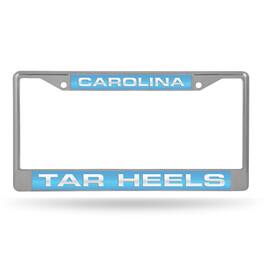 Rico Industries - North Carolina UNC Tar Heels Chrome Metal Laser Cut License Plate Frame - Multi