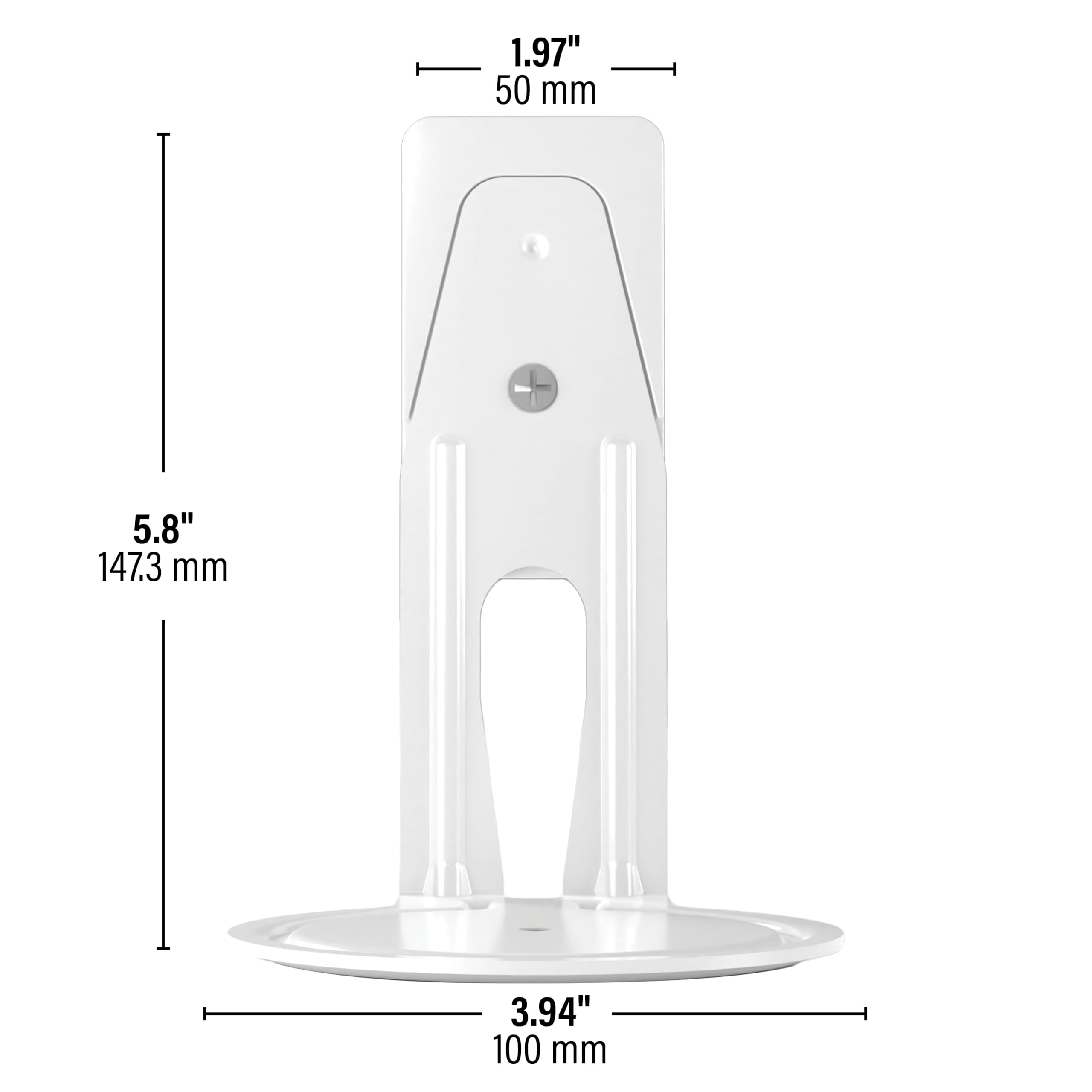 1.97" 50 mm  
5.8" 147.3 mm  
3.94" 100 mm