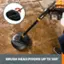 C 401 WORX Ste. EEFE HYDROSHCT HYDRO 201 20V WORX BRUSH HEAD PIVORS UP TO 180