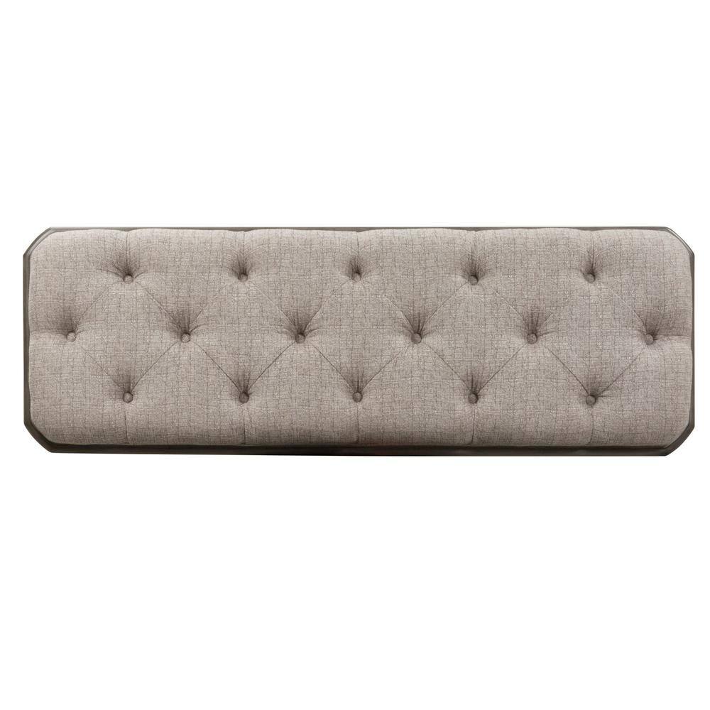Angle. Liberty Furniture Industries - Magnolia Manor Bed Bench in Antique White - White.
