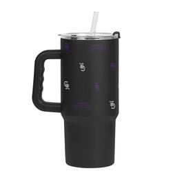 Logo Brands - Colorado Rockies 24oz. Step and Repeat Powder Coat Tumbler - Black