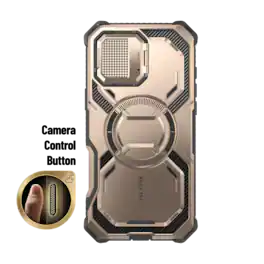 i-Blason - Armorbox Case for iPhone 16 Pro Max – MagSafe, Kickstand, Screen Protector, Military-Grade - Rose Gold
