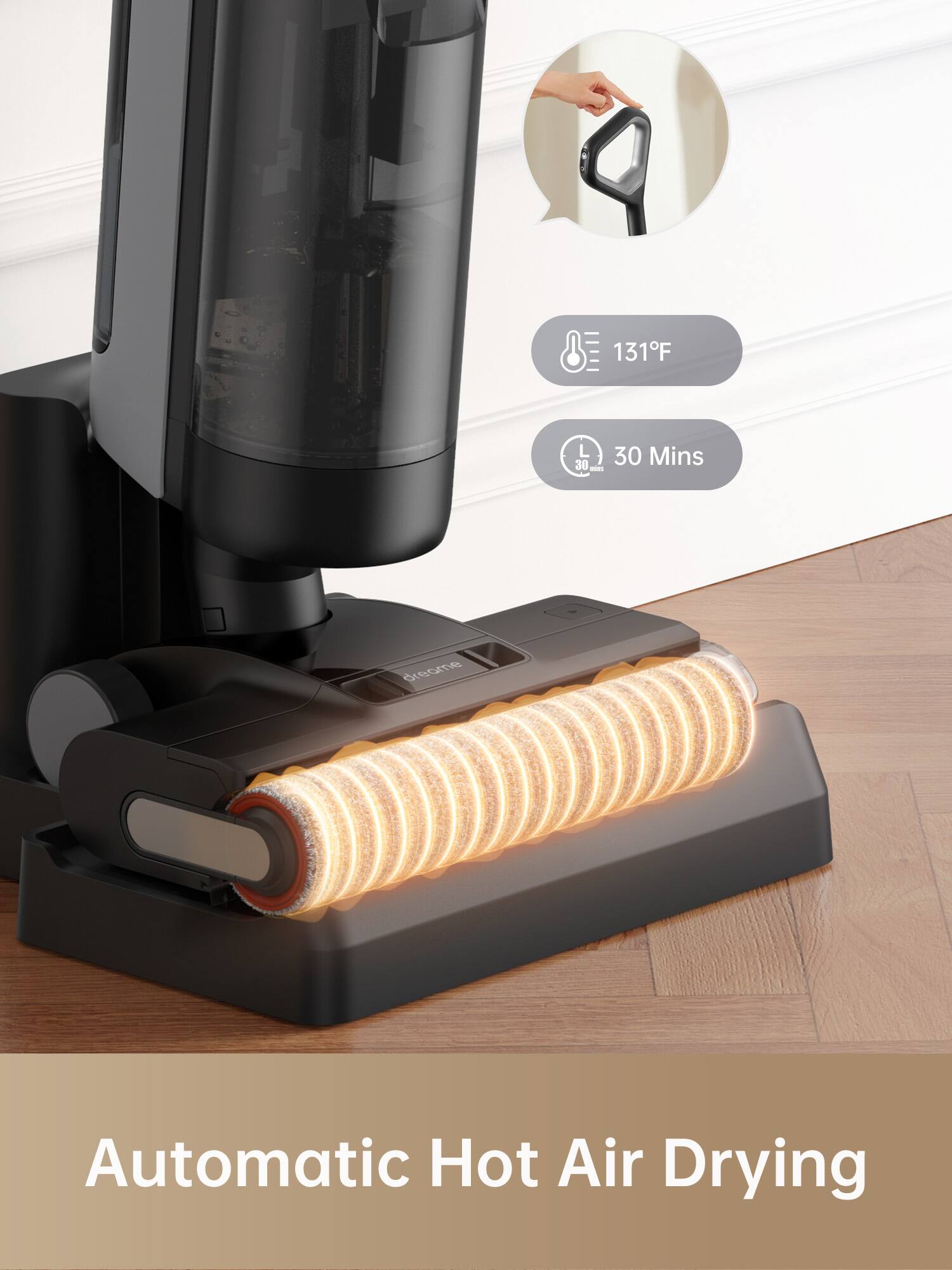 131°F  
L  
30 Mins  
Automatic Hot Air Drying