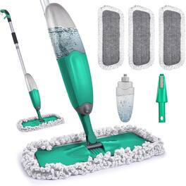 Schertz - Spray Mop with Microfiber Pads, 635mL Bottle, for Hardwood & Tile Floors