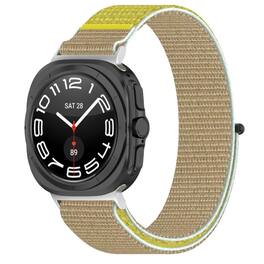 StrapsCo - Nylon Comfort Watch Band Strap For Samsung Galaxy Watch Ultra - Camel