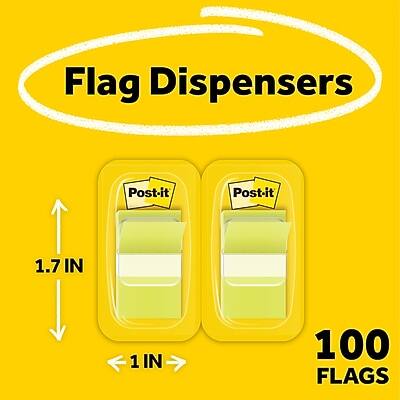 Flag Dispensers  
Post-it  
1.7 IN  
1 IN  
100 FLAGS