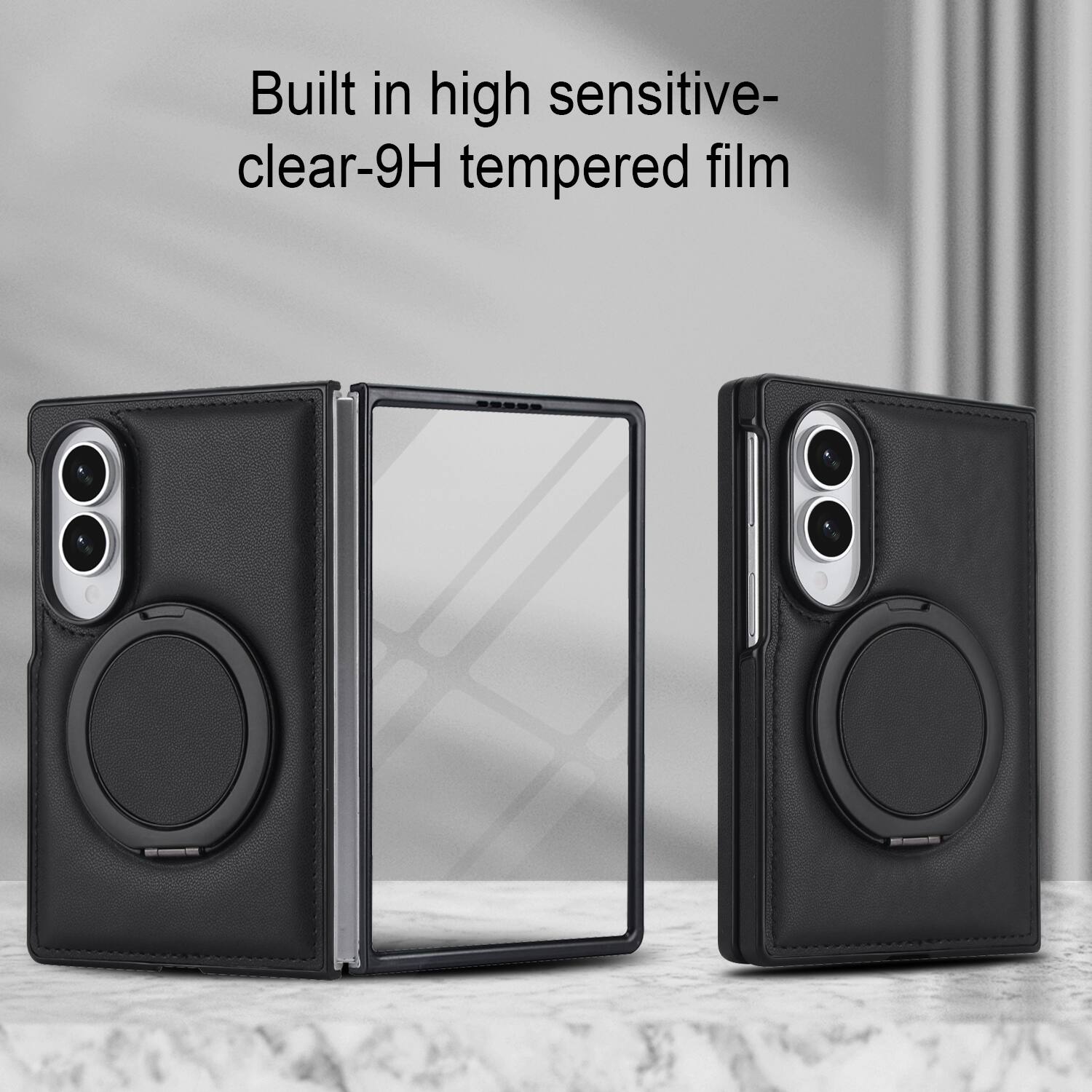 Built in high sensitive- clear-9H tempered film