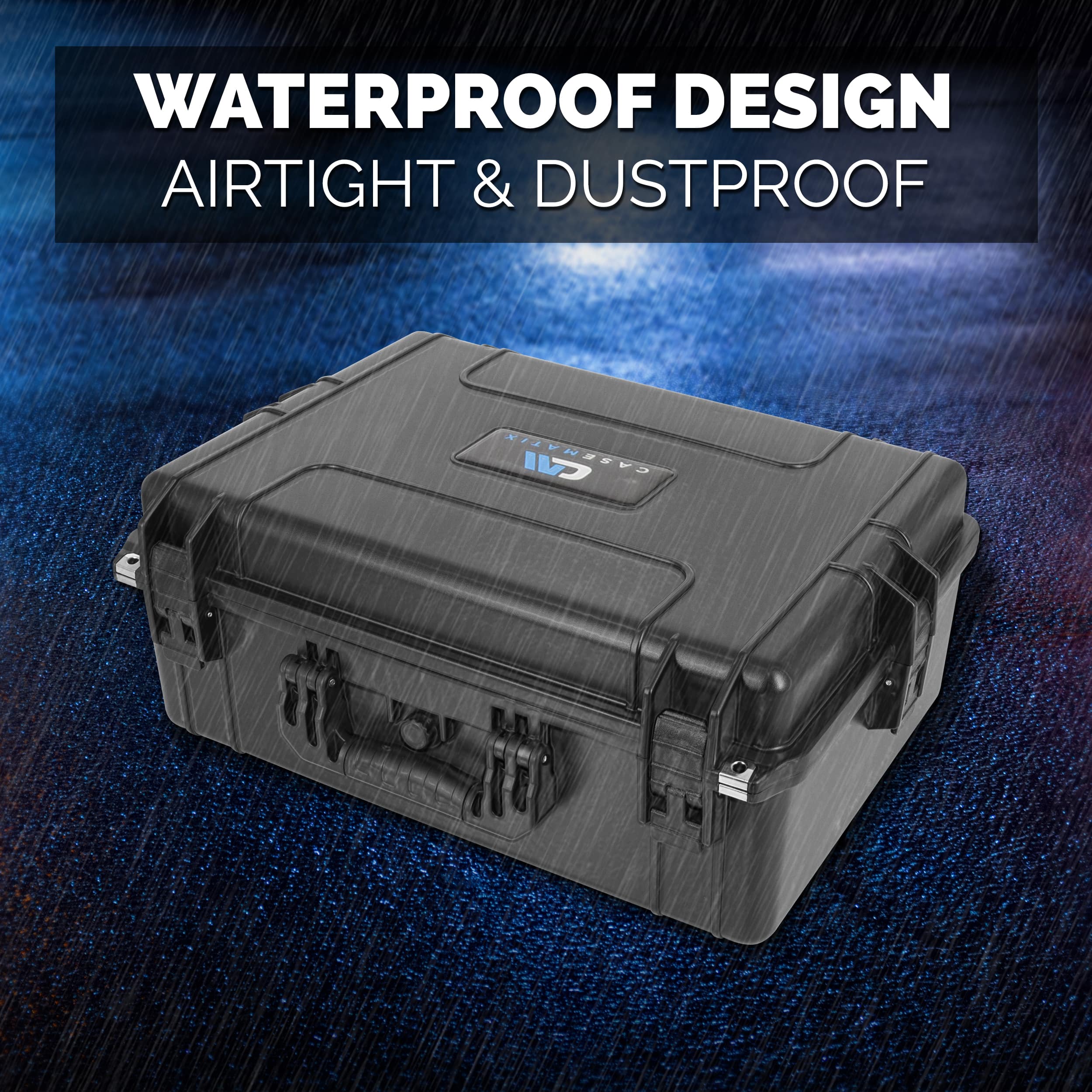 CASEMATIX Waterproof Travel Case Compatible With PlayStation 5 Pro