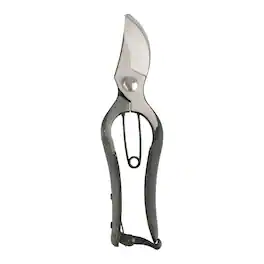 Kings County Tools - Bypass Pruning Shears for Gardening 8.8” Forged Carbon Steel Heavy Duty Garden Shears with Spring Loaded Blades