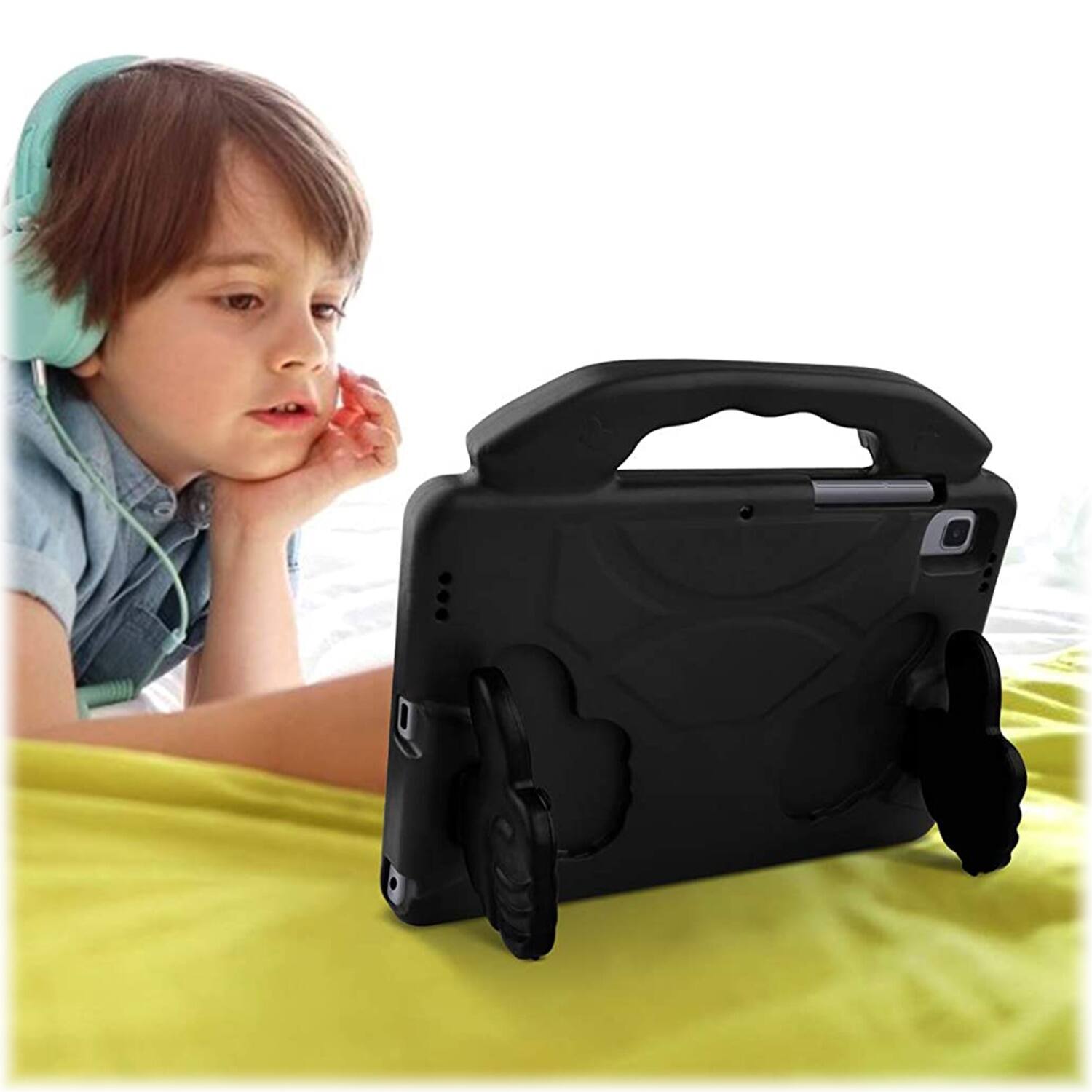 Alt View 16. SaharaCase - KidProof Carry Series Case for Samsung Galaxy Tab S6 Lite - Black.