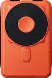 The Ridge Wallet - MAGSAFE POWER BANK 10,000mAh 20w 5-in-1 with integrated lightning and USB-C cables, Apple Watch charging, and Kickstand - Orange