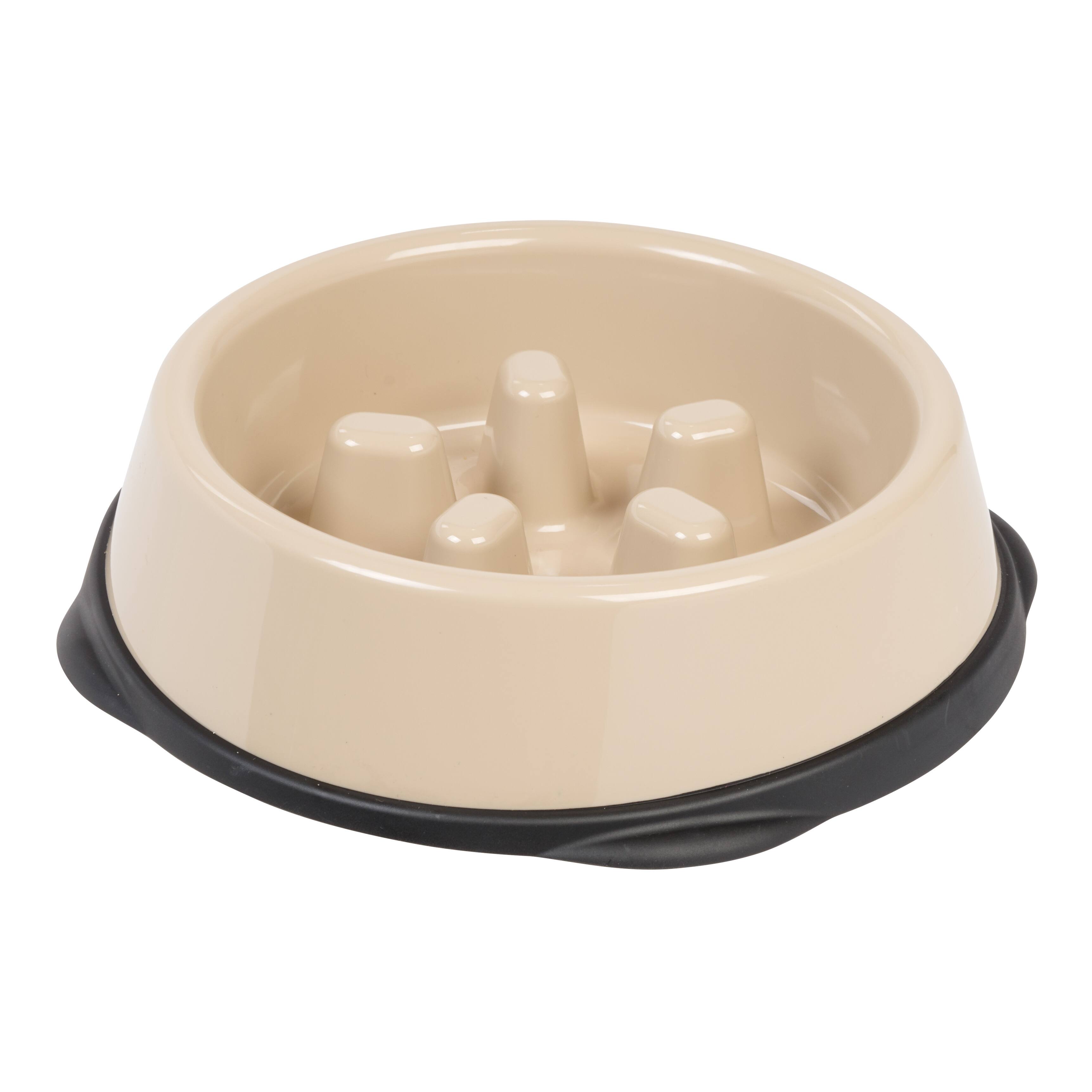IRIS USA 2Cup/4Cup Slow Feeder Dog Bowl for Pets Tan - Best Buy