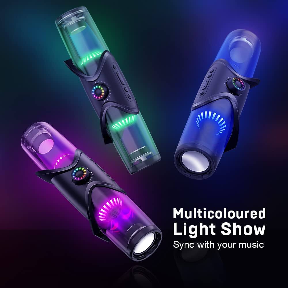 Multicoloured Light Show  
Sync with your music