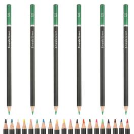 Unique Bargains - Colored Pencils, Oil-Based Drawing Pencils for Adult Coloring Books, Artists, Beginners, 6pcs - Green