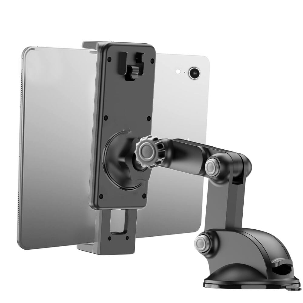 Back. Esoulk - Universal Car Mount Windshield Dashboard Holder for Phone iPad Stand - Black.
