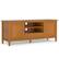 Front. Simpli Home - Warm Shaker SOLID WOOD 60 inch Wide Transitional TV Media Stand - Light Golden Brown.
