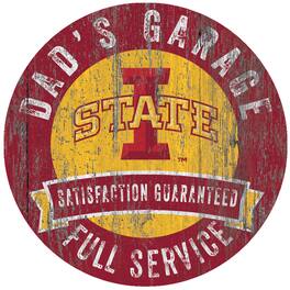 Fan Creations - Iowa State Cyclones 12" x 12" Dad's Garage Sign - Multicolor
