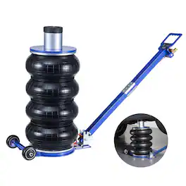 VEVOR - Air Jack, 6 Ton/13227 lbs Airbag Jack, Lift Up to 26.5 inch with Heightened Column, Adjustable Handle & Thick Rubber Pad - Blue;Black