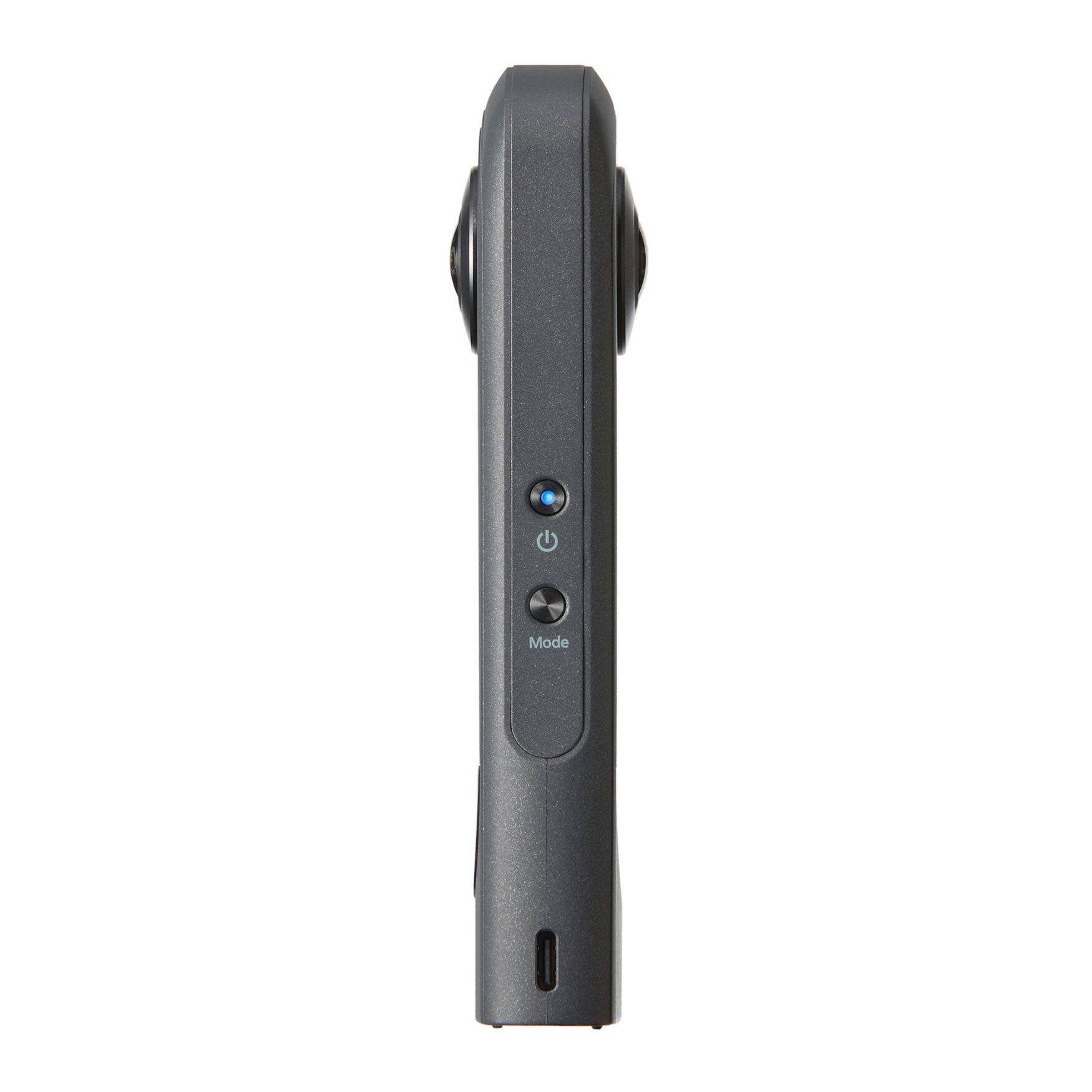 Left. Ricoh - THETA X 360-Degree Camera with Lens Cap and Lens Cleaning Pen.
