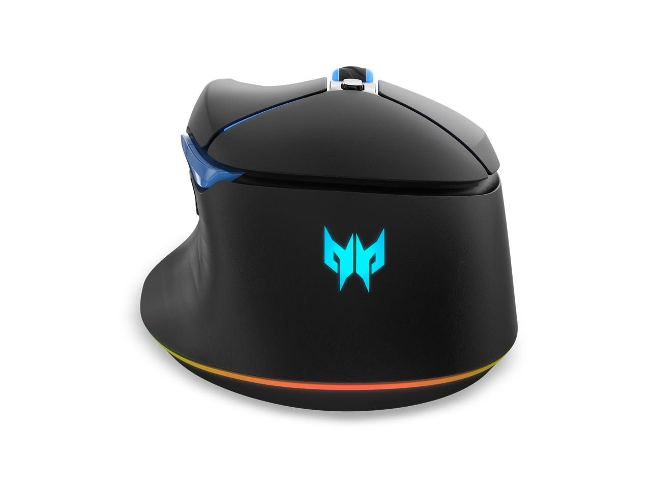 Alt View 4. Acer - Acer Predator Cestus 530 Wireless Mouse, RGB, High Precision, Adjustable DPI, Ergonomic Design - RGB.