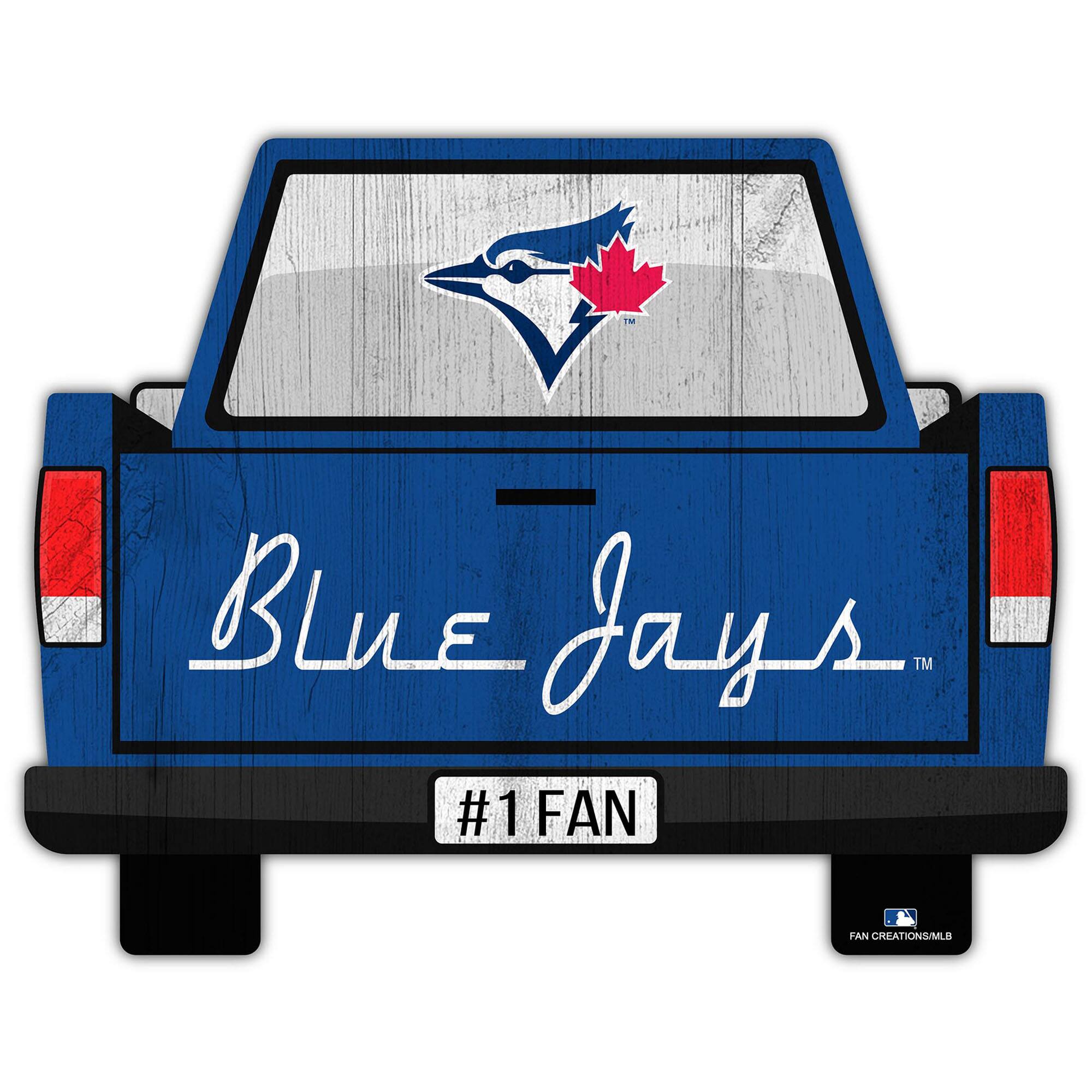 Toronto Blue Jays 12'' x 12'' Truck Back D-cor