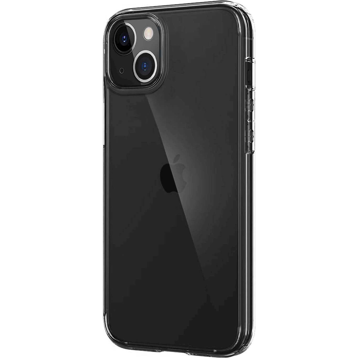 Angle. SaharaCase - Hybrid-Flex Hard Shell Case for Apple iPhone 13 mini - Clear.