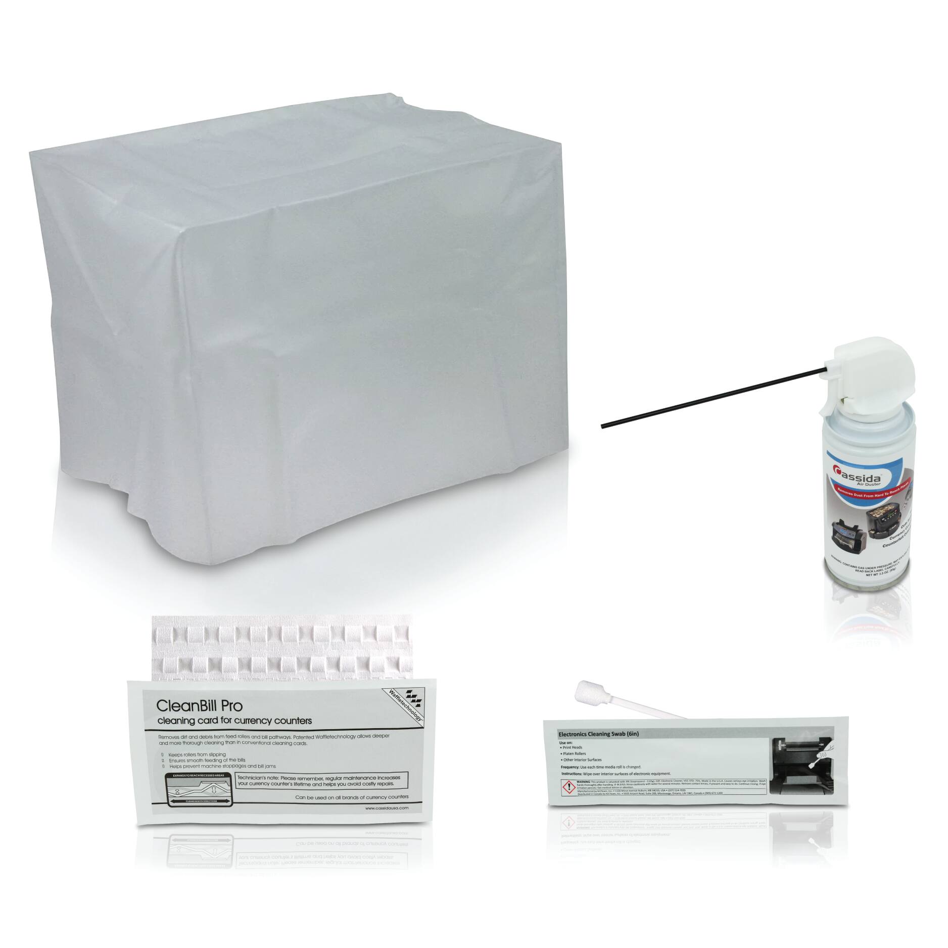 assida - 1 CleanBill Pro cleaning card for currency counters

CleanBill Pro  
cleaning card for currency counters  
- Removes dust and dirt from the transport belt of currency counters  
- Easy to use and effective  
- Made in Germany  

Electronic Cleaning Seal (ink)  
- Removes dust and dirt from the transport belt of currency counters  
- Easy to use and effective  
- Made in Germany  

assida  
Electronic Cleaning Seal (ink)  
- Removes dust and dirt from the transport belt of currency counters  
- Easy to use and effective  
- Made in Germany  

CleanBill Pro  
cleaning card for currency counters  
- Removes dust and dirt from the transport belt of currency counters  
- Easy to use and effective  
- Made in Germany  

assida  
Electronic Cleaning Seal (ink)  
- Removes dust and dirt from the transport belt of currency counters  
- Easy to use and effective  
- Made in Germany  

CleanBill Pro  
cleaning card for currency counters  
- Removes dust and dirt from the transport belt of currency counters  
- Easy to use and effective  
- Made in Germany  

assida  
Electronic Cleaning Seal (ink)  
- Removes dust and dirt from the transport belt of currency counters  
- Easy to use and effective  
- Made