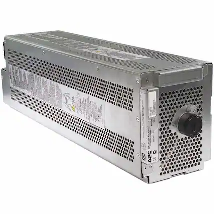 Sure, here is the corrected and grouped text from the image:
---
**Coldura n Model SIN MODULE i 1V BATTERY C- S X APC**
**BATTERY MODULE**
**APC**
**CE**
---
This text appears to be related to a battery module, likely for a UPS (Uninterruptible Power Supply) system.