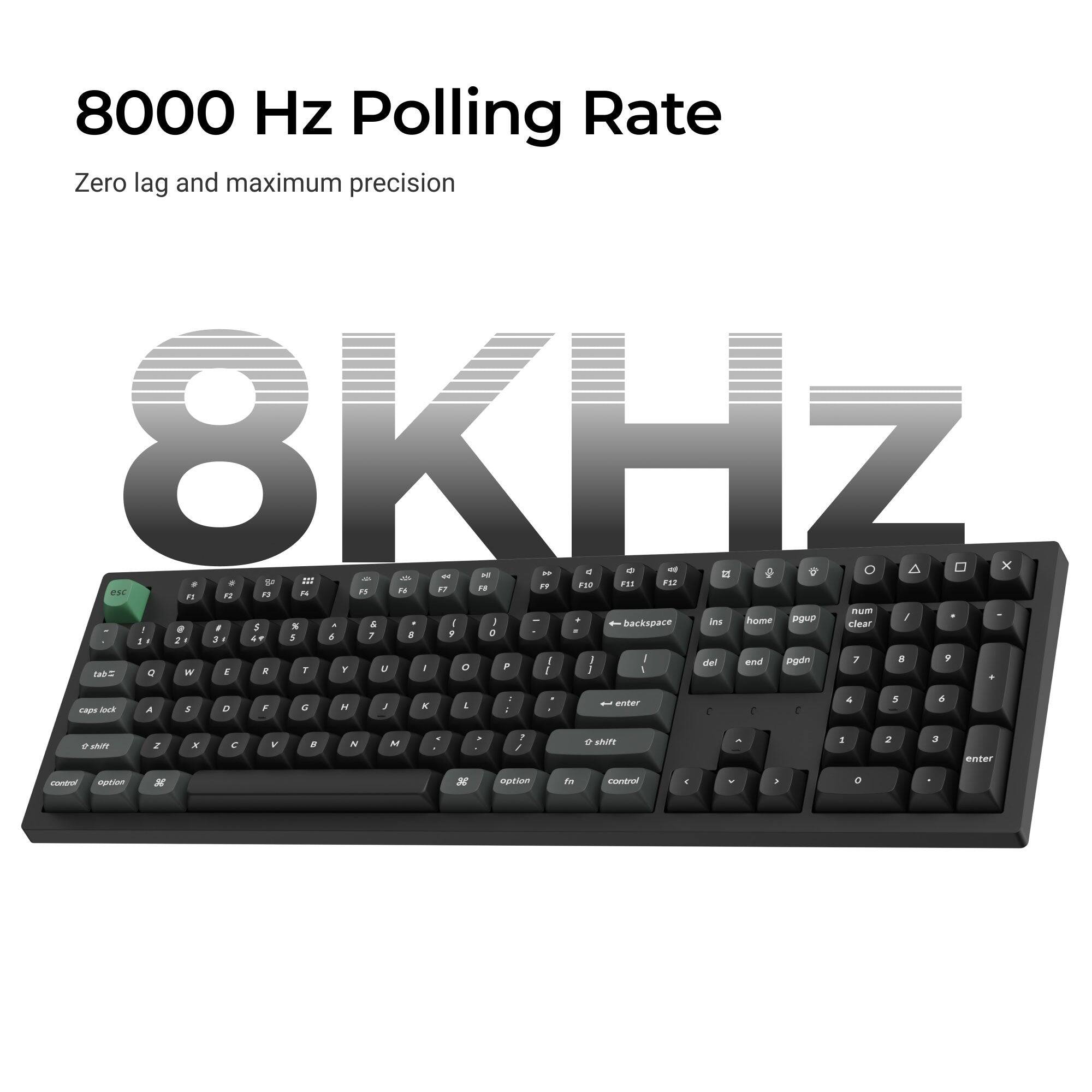 Keychron K10 Ultra 8K Full Size Wireless RGB Mechanical Keyboard with ...