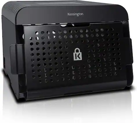 Front. Kensington - K62880NA Universal AC Lock & Charge Station for 12 Tablets/Laptops up to 14in, Locking Steel Cabinet w/ 12-Outlet.
