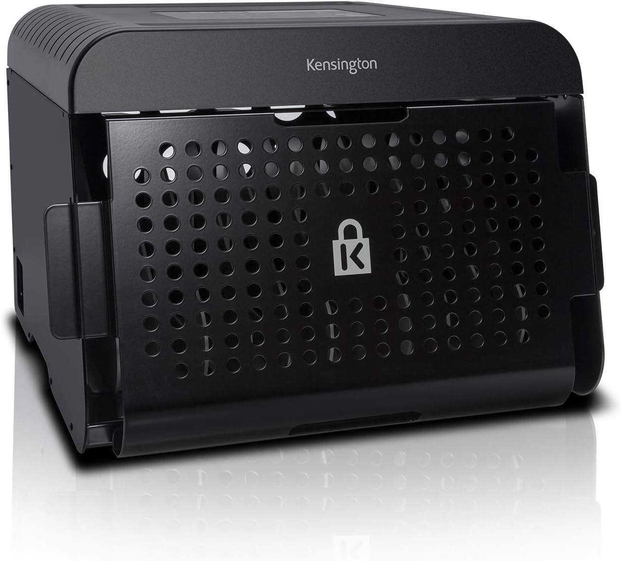 Front. Kensington - K62880NA Universal AC Lock & Charge Station for 12 Tablets/Laptops up to 14in, Locking Steel Cabinet w/ 12-Outlet.