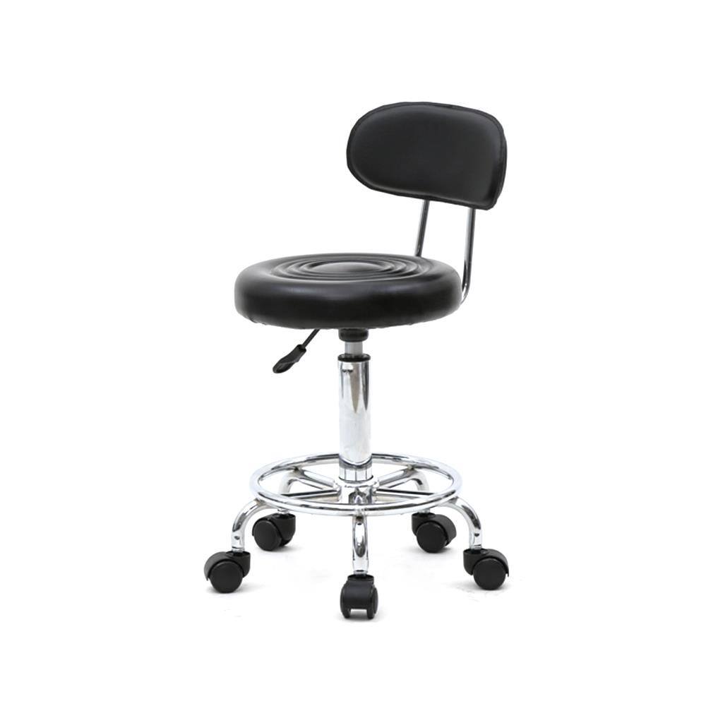 Alt View 2. Winado - Rolling Garage Stool Adjustable Mechanic Work Shop Seat Salon Swivel Chair Office Chair - Black.