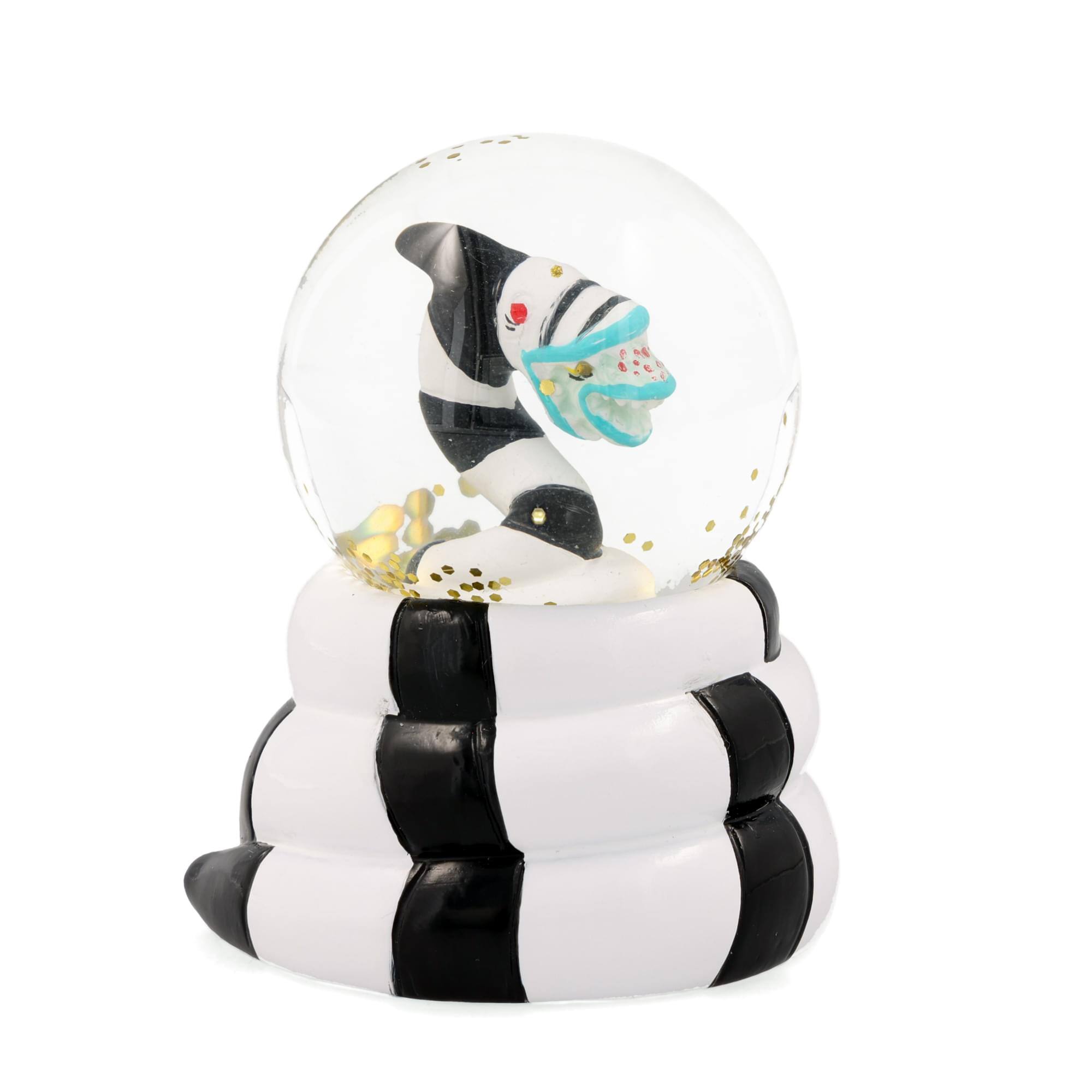 Alt View 10. Silver Buffalo - Beetlejuice Sandworm Mini Light-Up Snow Globe | 3 Inches Tall - Black.