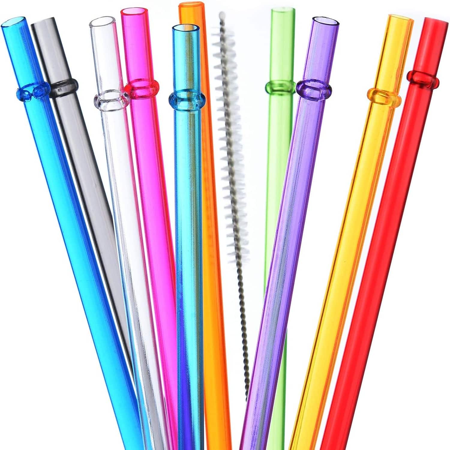 Tritan Reusable Straws for 16-30oz Tumblers - Rainbow