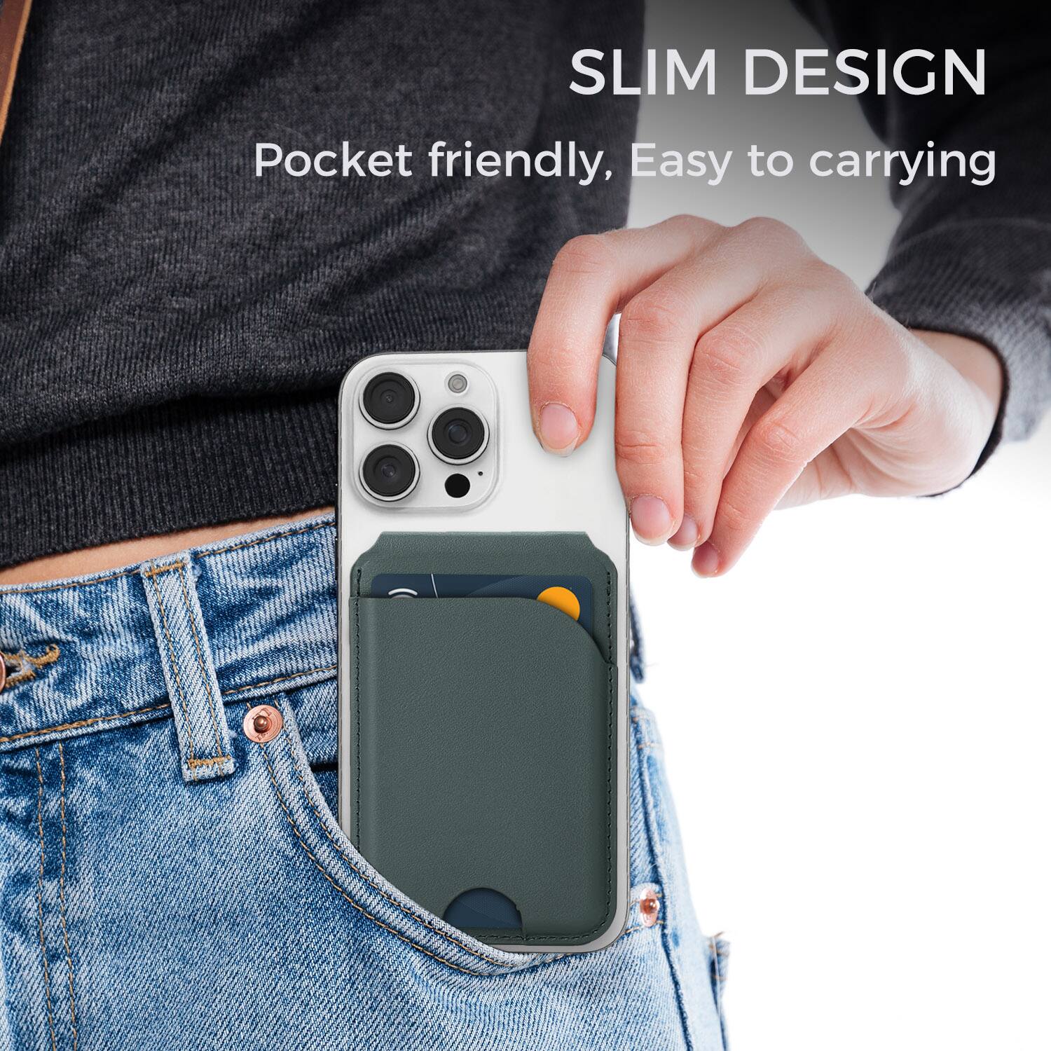SLIM DESIGN  
Pocket friendly, Easy to carrying