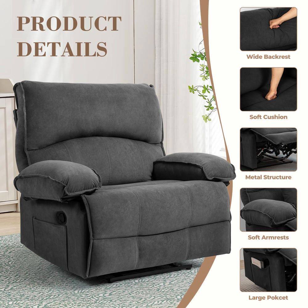 PRODUCT DETAILS

- Wide Backrest
- Soft Cushion
- Metal Structure
- Soft Armrests
- Large Pocket