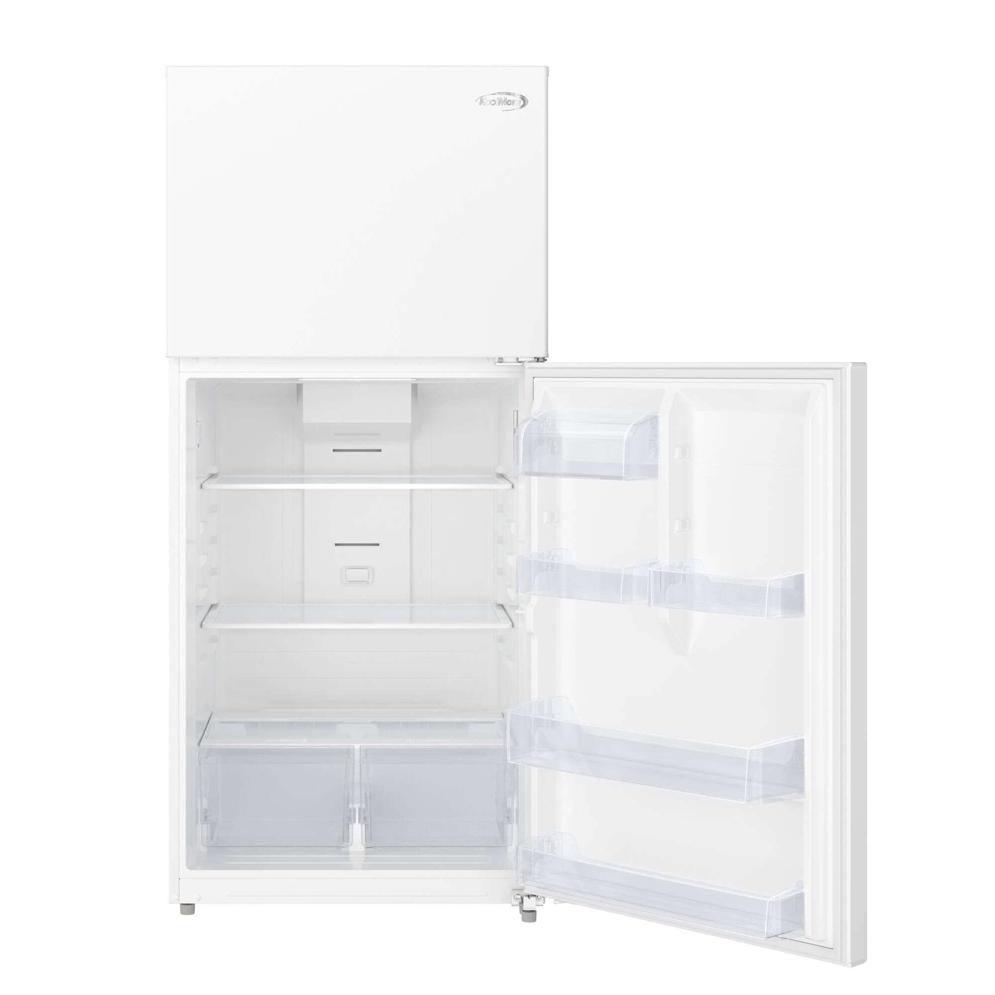Alt View 4. Koolmore - 30 In. 18 Cu. Ft. Top-Freezer Household Refrigerator in White, Energy Star Certified - White.