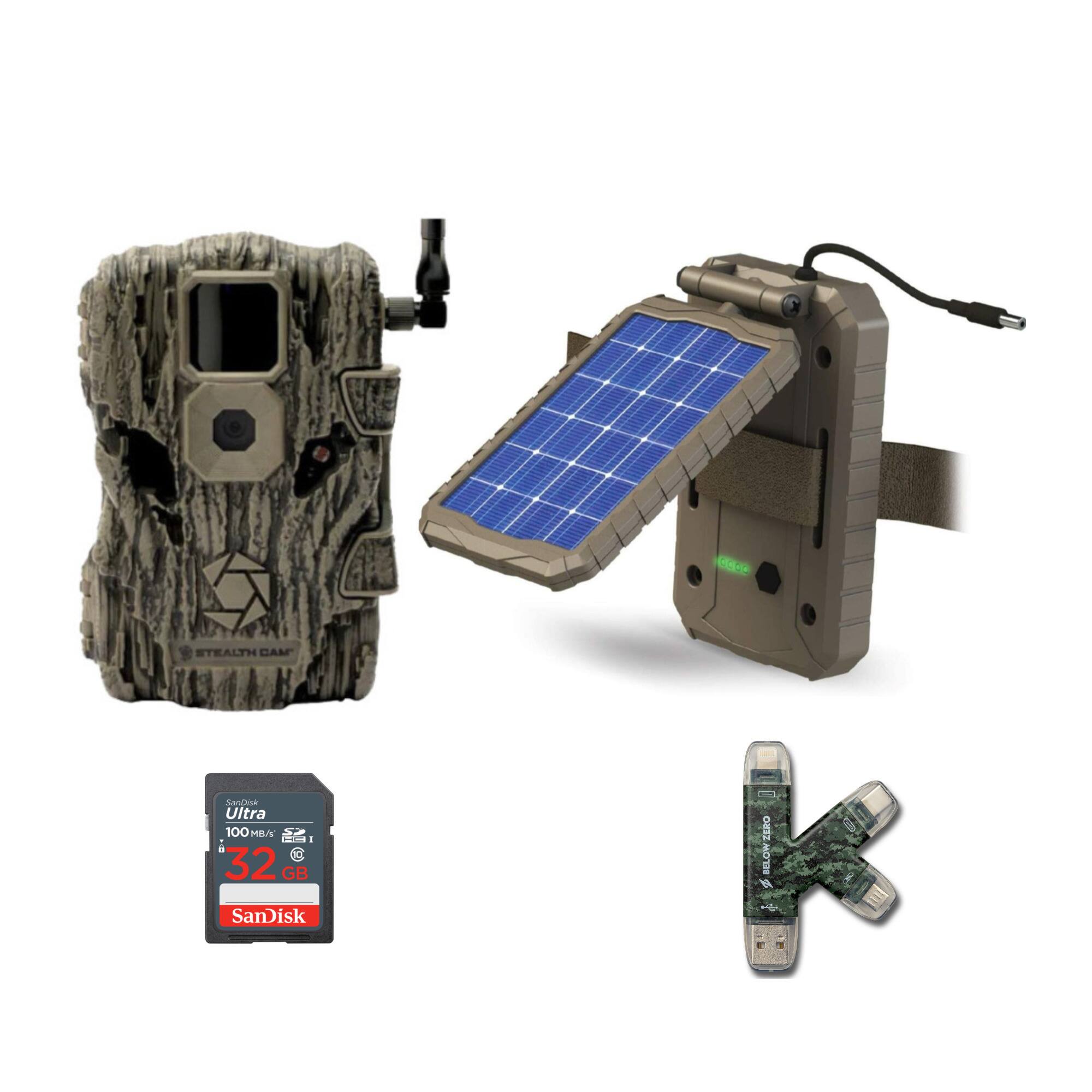 Stealth Cam - Fusion X 26MP Trail Camera (AT&T) with 32GB SD Card and Solar Panel price history on PriceWatchPro