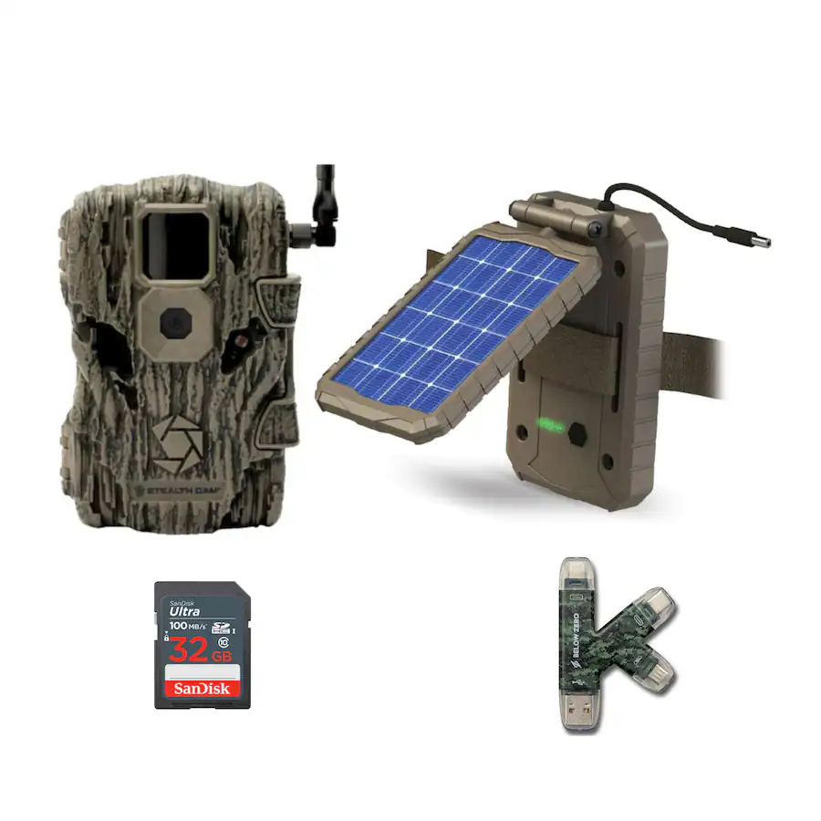 Stealth Cam Fusion X 26MP Trail Camera (AT&T) with 32GB SD Card