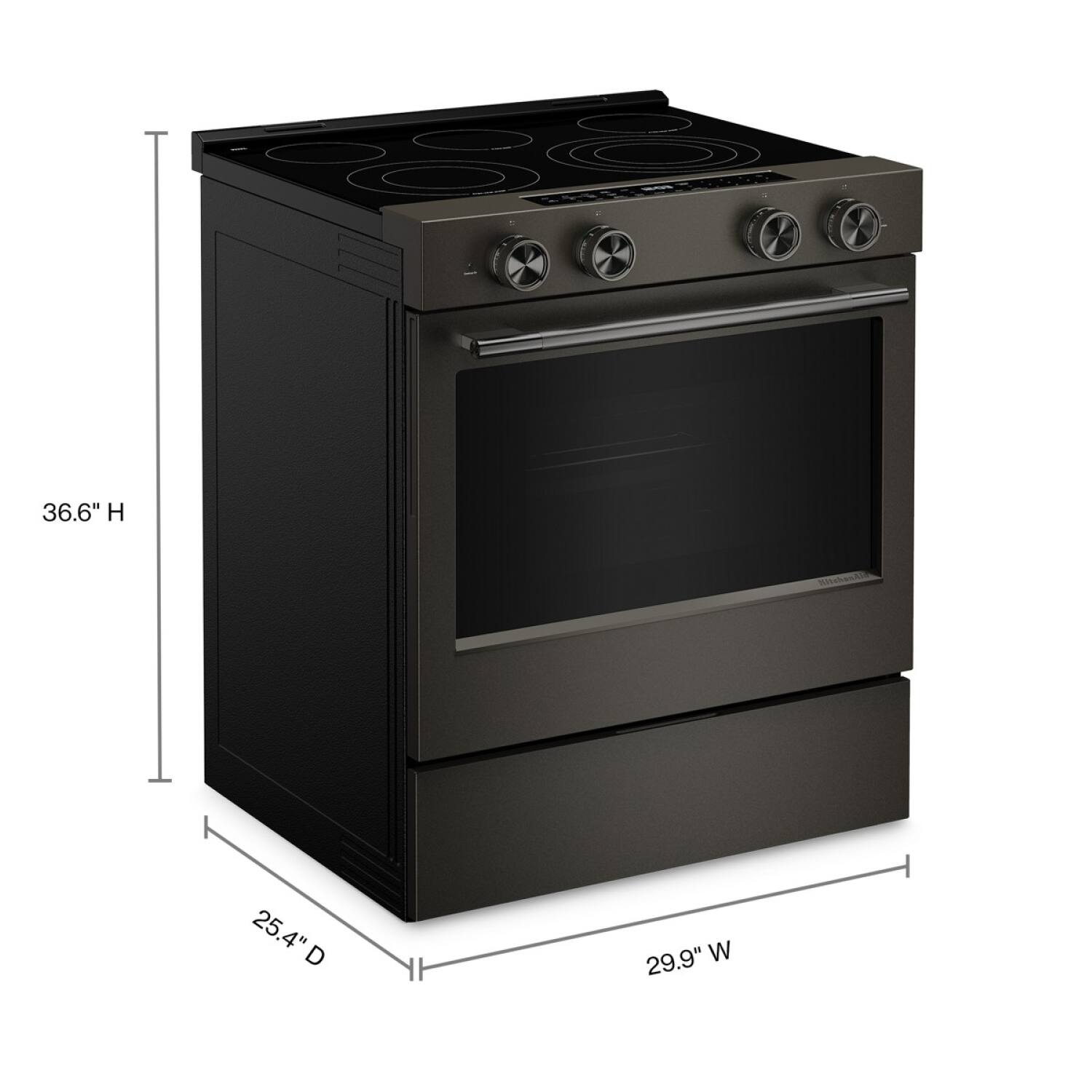 36.6" H  
25.4" D  
29.9" W