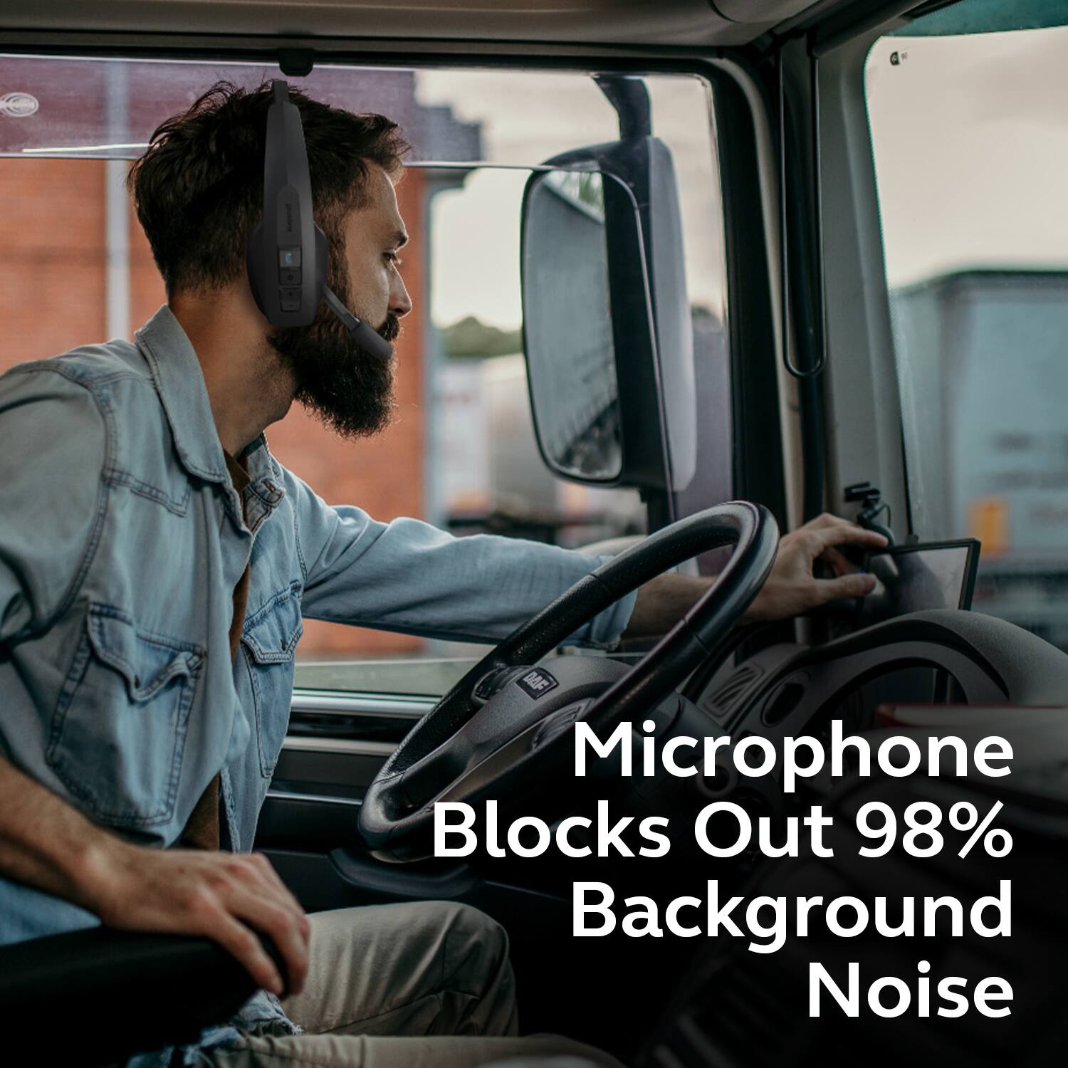 Microphone Blocks Out 98% Background Noise