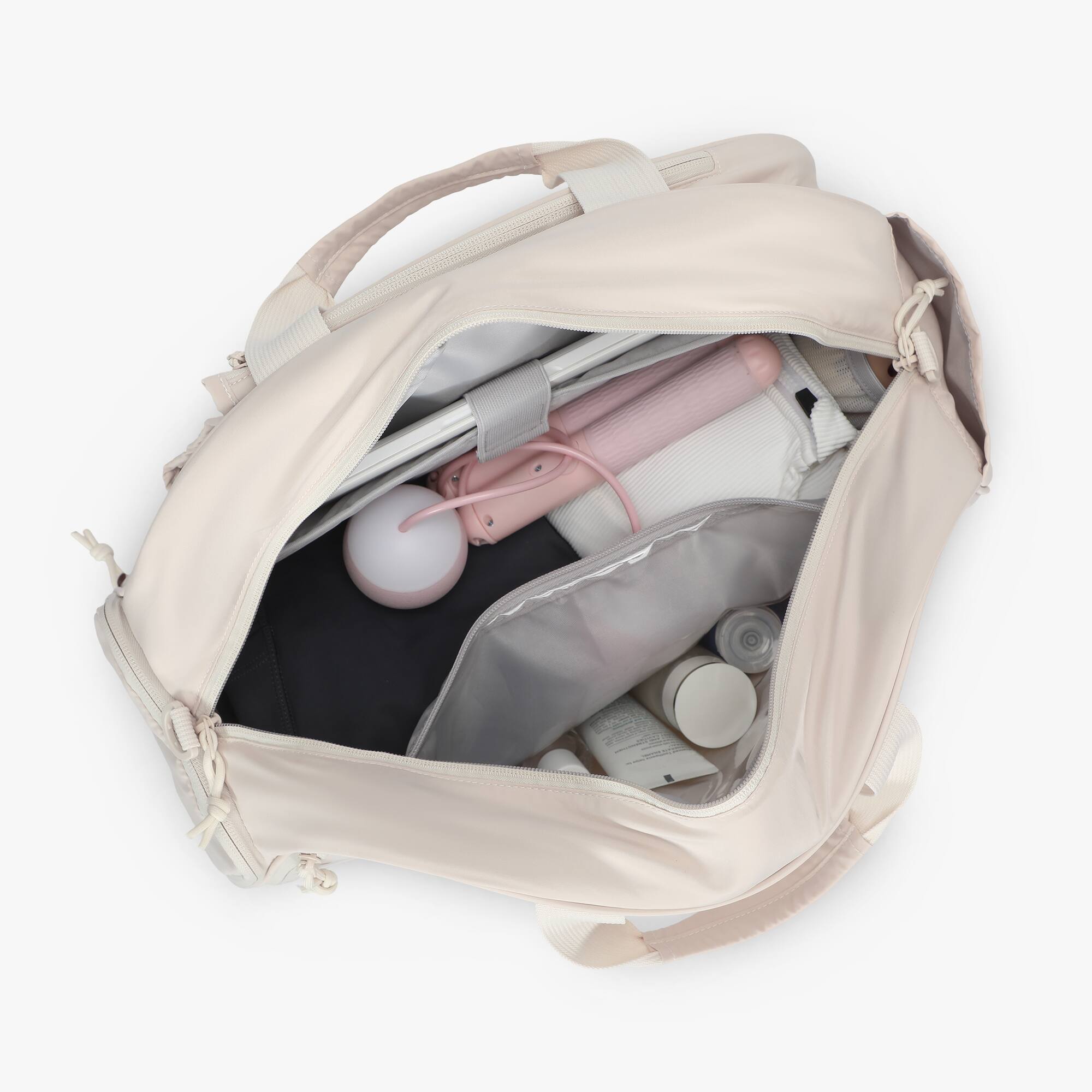Back. Hynes Eagle - Racket Sports Duffel Bag - Greige.