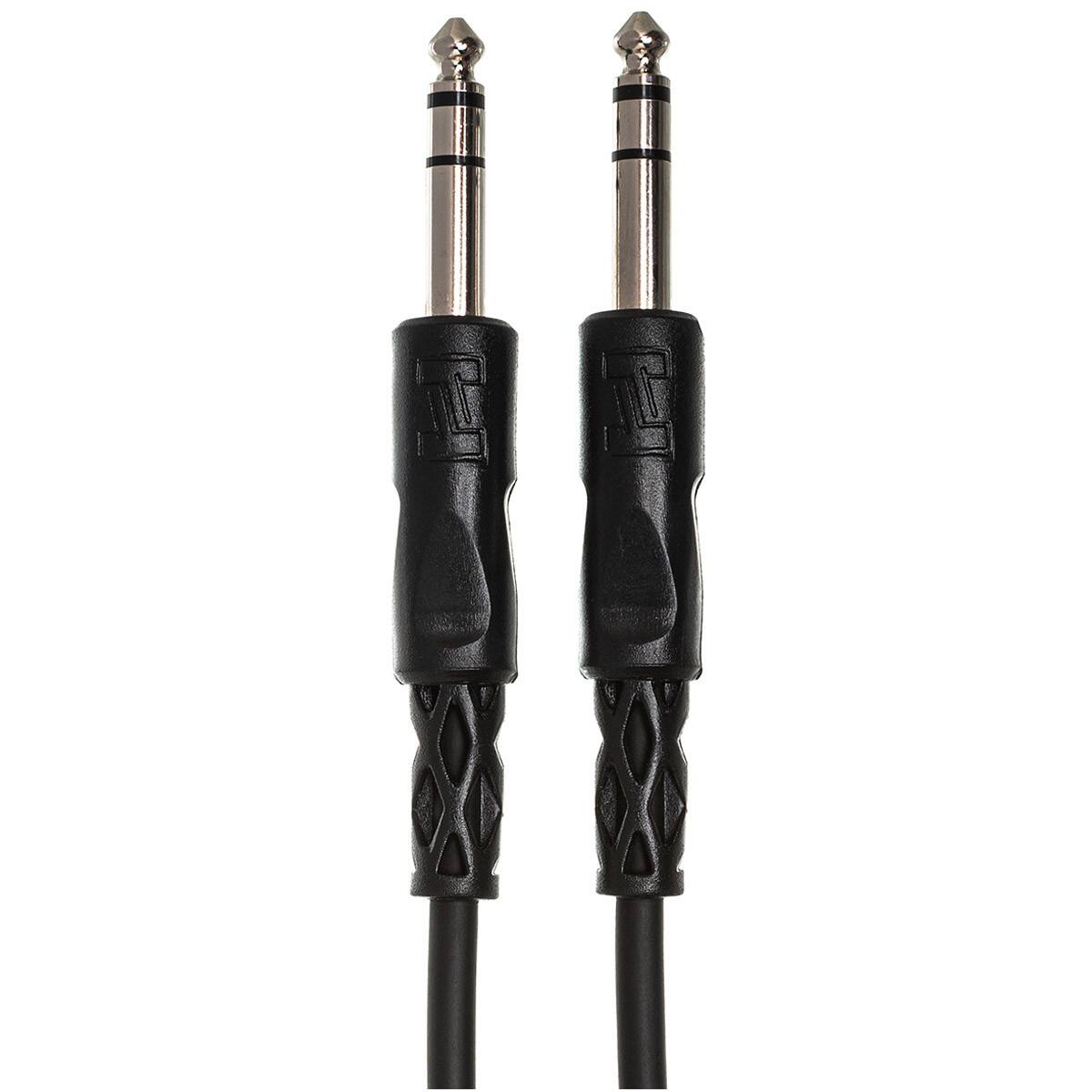 Alt View 2. Hosa Technology - Hosa Technology Stereo 1/4" Male Phone to 1/4" Male Phone TRS Cable, 3'.